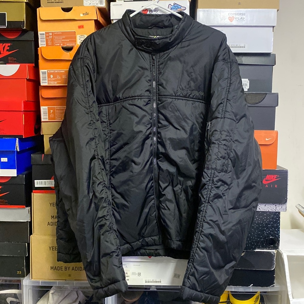 DKNY biker style puff jacket coat